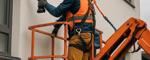 W jakich pracach wysokościowych pomoże podnośnik koszowy?